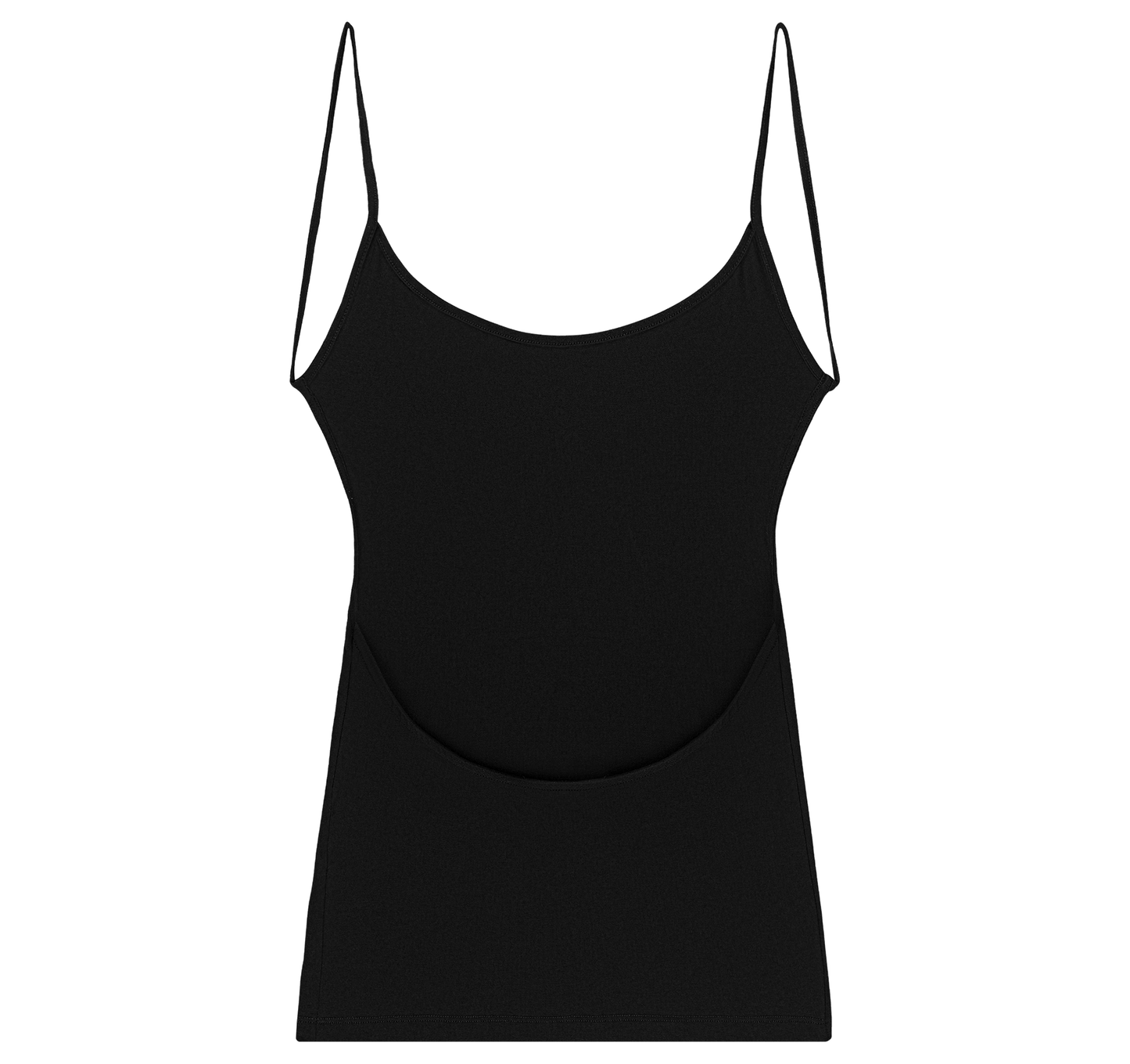 Black Low Back Dress
