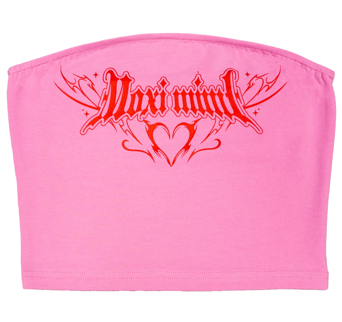 Moxi Mimi Tramp Stamp Tube Top in Pink