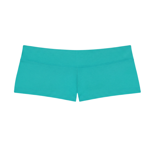 Teal Micro Shorts