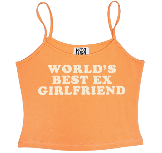 World's Best Ex-Girlfriend Tank Top in Orange