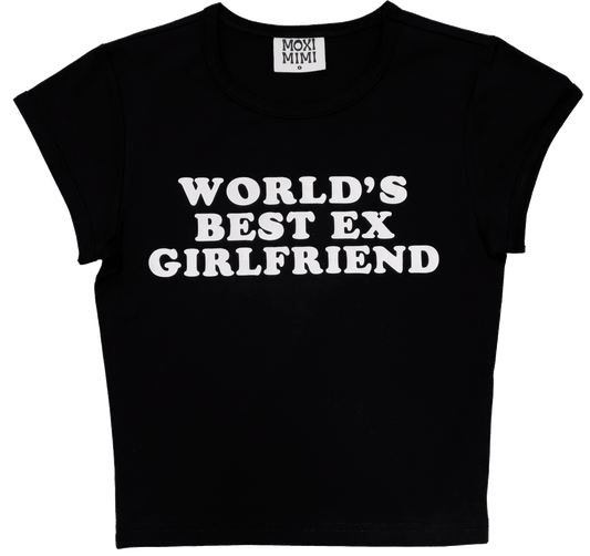 World's Best Ex-Girlfriend Baby Tee in Black