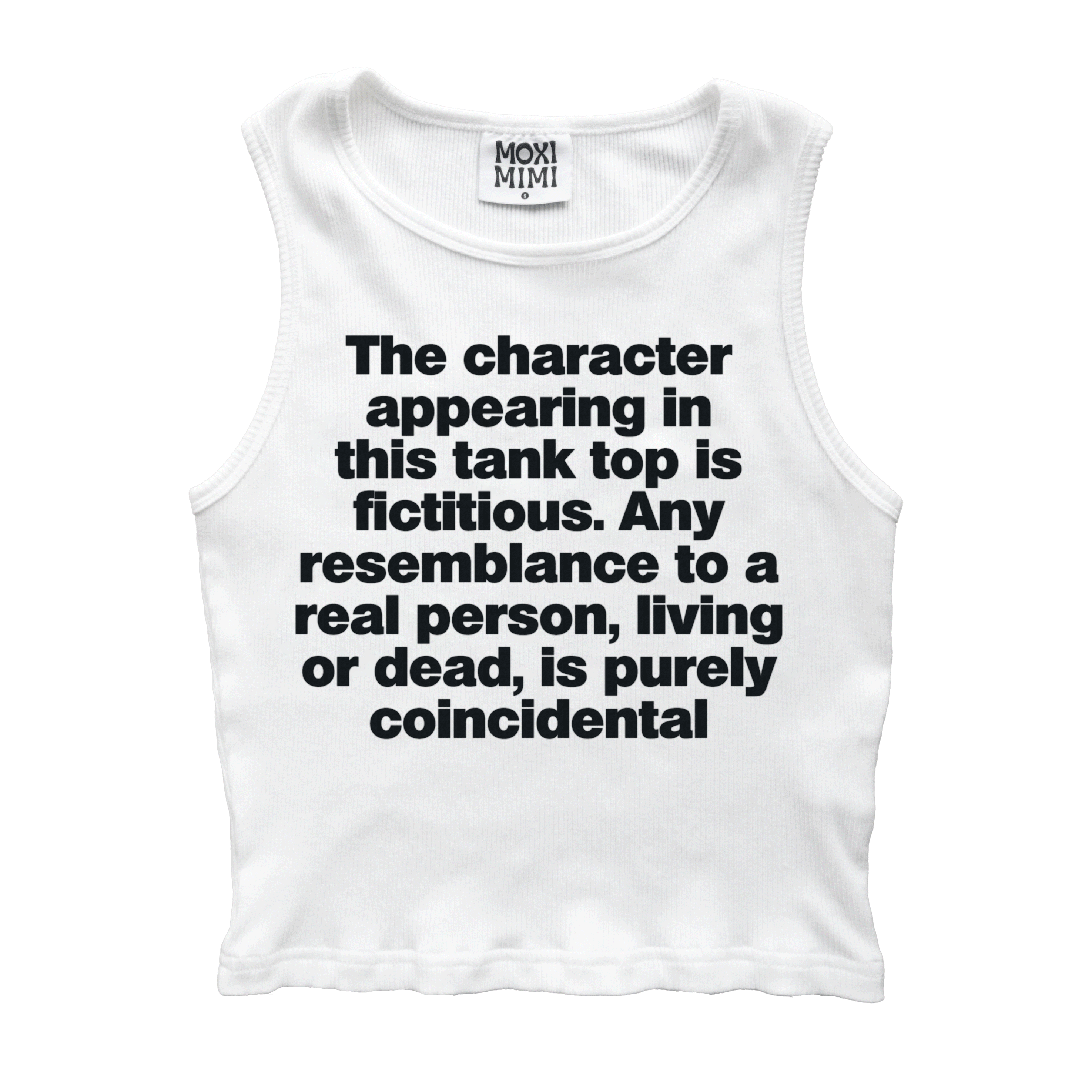 Fictitious Character Cropped Tank Top