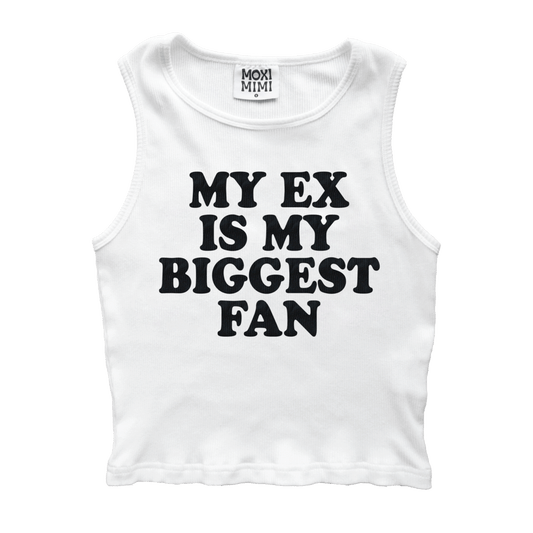My Ex Is My Biggest Fan Cropped Tank Top