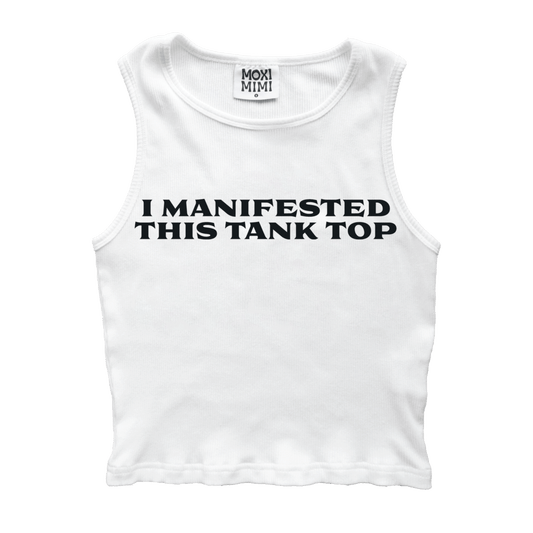 I Manifested This Cropped Tank Top